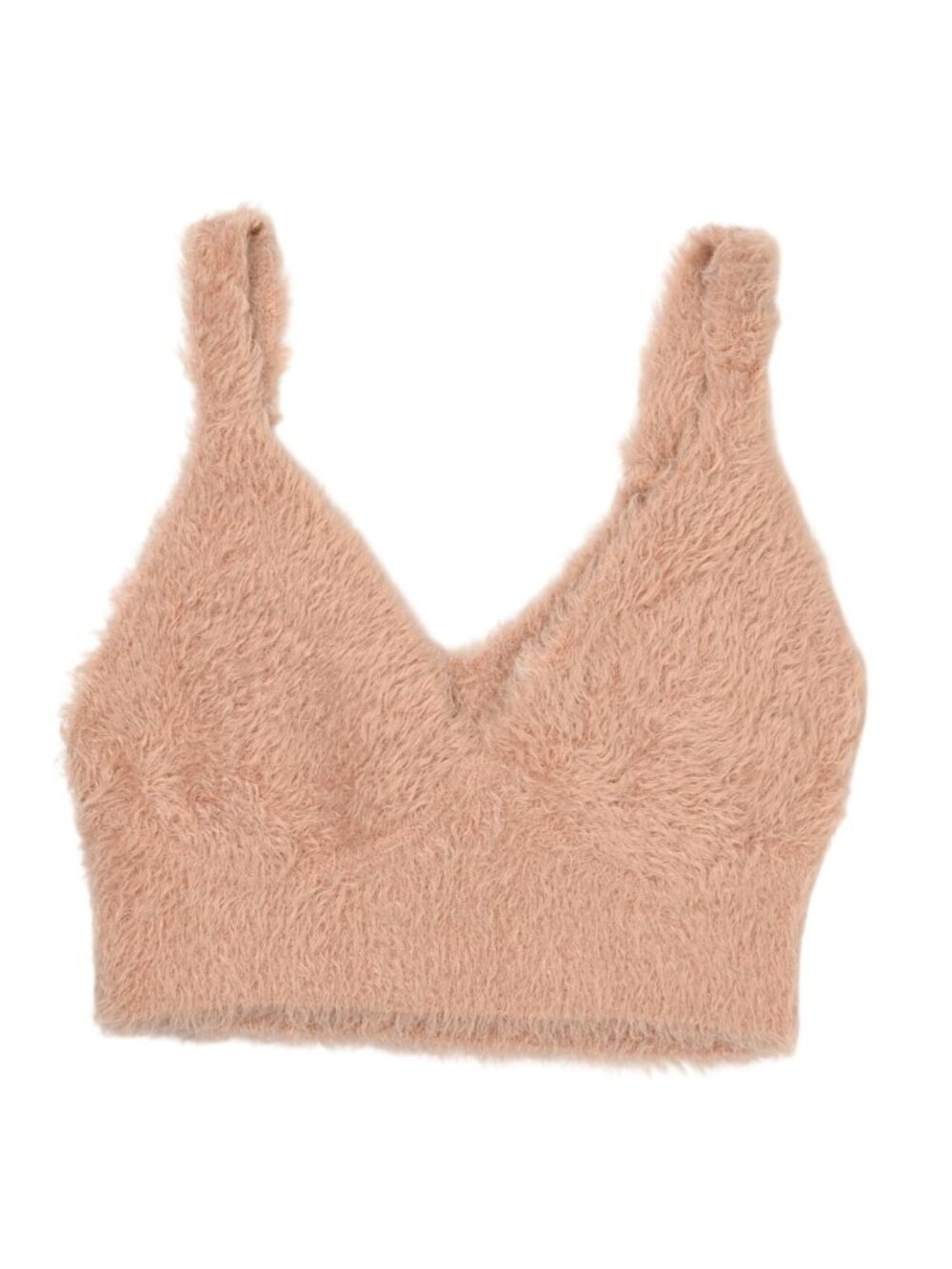 Jonathan Simkhai Caroline Rib Bralette in Chai